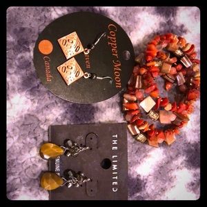 Brand new Earrings and bracelet